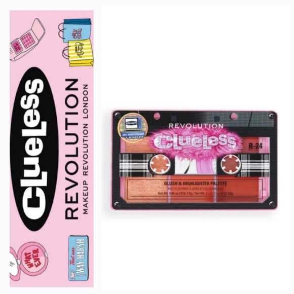 Revolution X Clueless I Totally Paused Blush & Highlight Icon Orange - Picture 1 of 9